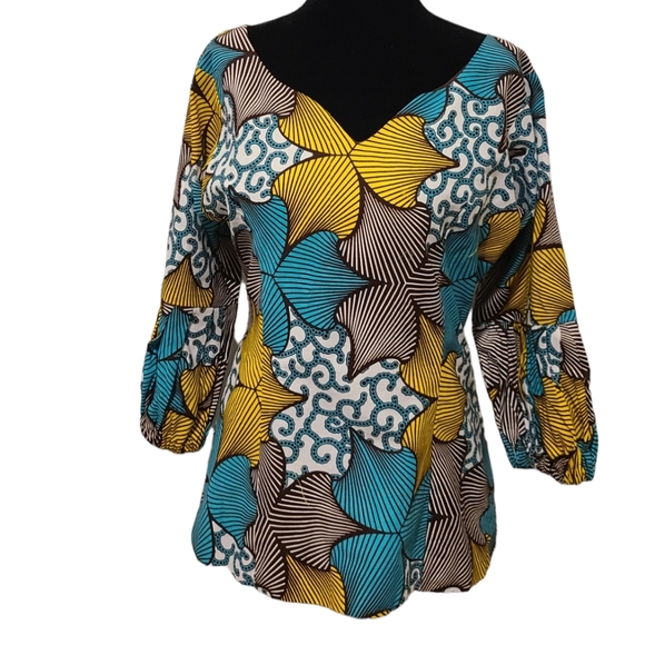 African print blouse - Picture 1 of 1